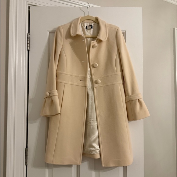 J. Crew Jackets & Blazers - J. Crew Elegant Cream Women's Coat